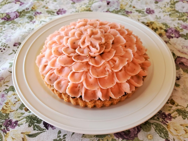 桜の花のモンブラン