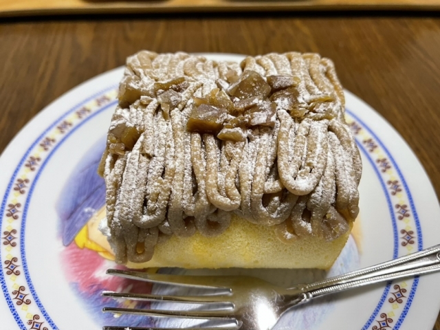 キューブ型のモンブラン