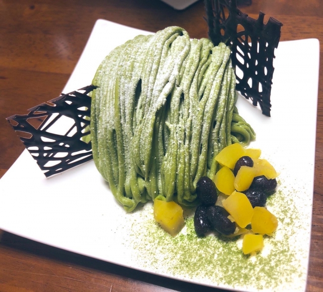 抹茶の和風モンブラン